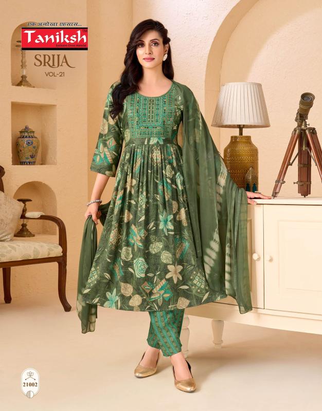 Taniksh srija vol 21 wholesale kurtis and palazzo set